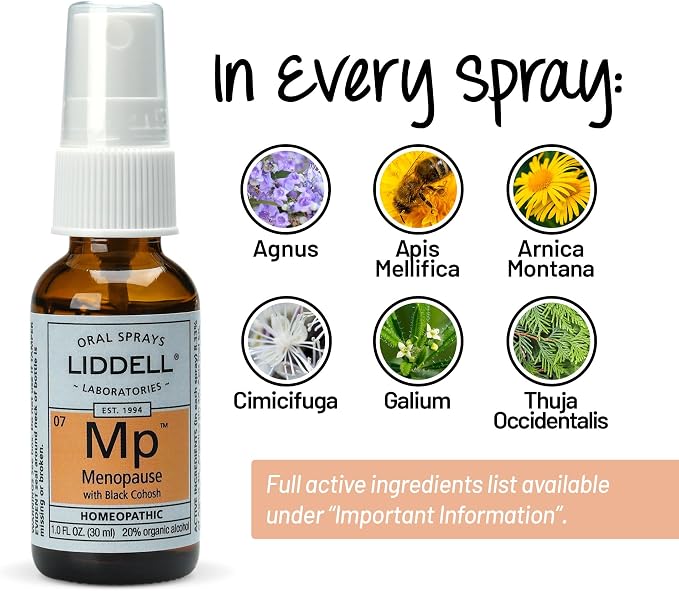 Liddell Homeopathic Menopause Spray, 1 Ounce (Pack of 2)