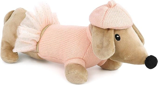 MON AMI Mon Cheri Dressed Dog Stuffed Animal – 12”, Soft & Cuddly Plush Animal, Use as Toy or Room Decor, Great Gift for Kids of All Ages