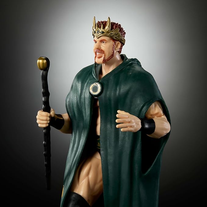 Mattel WWE Elite Action Figure & Accessories, Greatest Hits 2025, 6-inch Collectible King Sheamus with 25 Articulation Points & Swappable Hands
