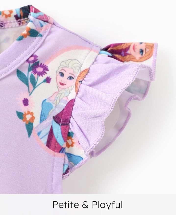 Disney Minnie Mouse Frozen Princess Marvel Toddler Girls Clothes Long Sleeve Sweatshirt + Leggings 2pcs Outfits Set 2-6Y