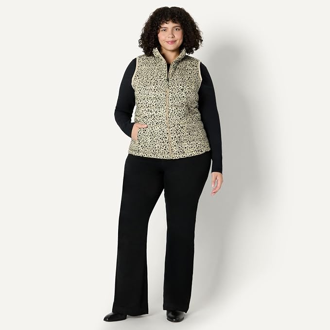 Amazon Essentials Women's Lightweight Water-Resistant Packable Puffer Vest