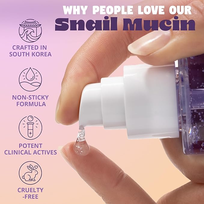 Clinically Advanced Korean Snail Mucin Serum - Star Light by Zen Dew (3.38 oz) Brightening, Anti-Aging & Hydrating K Beauty Face Serum for Glass Skin Glow – Smoothing Korean Skin Care