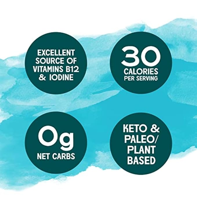 gimMe Seaweed, Sea Salt, 6 Count, Pack of 2 | Organic | Keto & Vegan | Gluten Free | Source of Iodine
