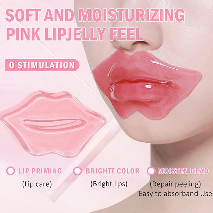 30 Pairs Lip Mask & Under Eye Patches, Pink Collagen Eye Mask Pads, Lip Mask Skincare, Bridesmaid Gifts, Bachelorette Party Favors, Mothers Day Gifts, Teacher Appreciation Gifts, Bulk Gifts for Women