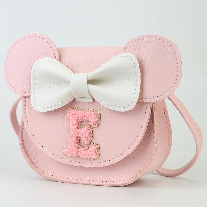 Toddler Purse Girl Gifts,Birthday Gifts for Girls 3-7 Toys for Ages 2-5 Lovable Mouse Ears Kid wallet Shoulder Handbag