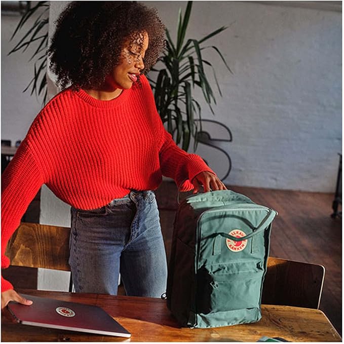 Fjallraven Kanken Laptop 13" Backpack, Frost Green