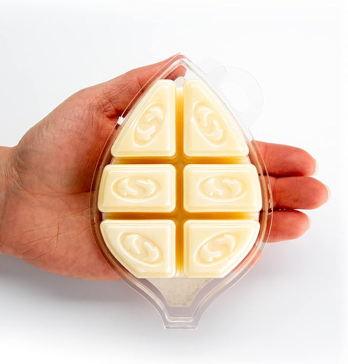 Shortie's Candle Company Pumpkin Walnut Cheesecake Natural Soy Wax Melts - 1 Highly Scented 3 Oz. Bar - Made with 100% Soy and Essential Fragrance Oils - Phthalate & Paraffin Free, Vegan, Non-Toxic