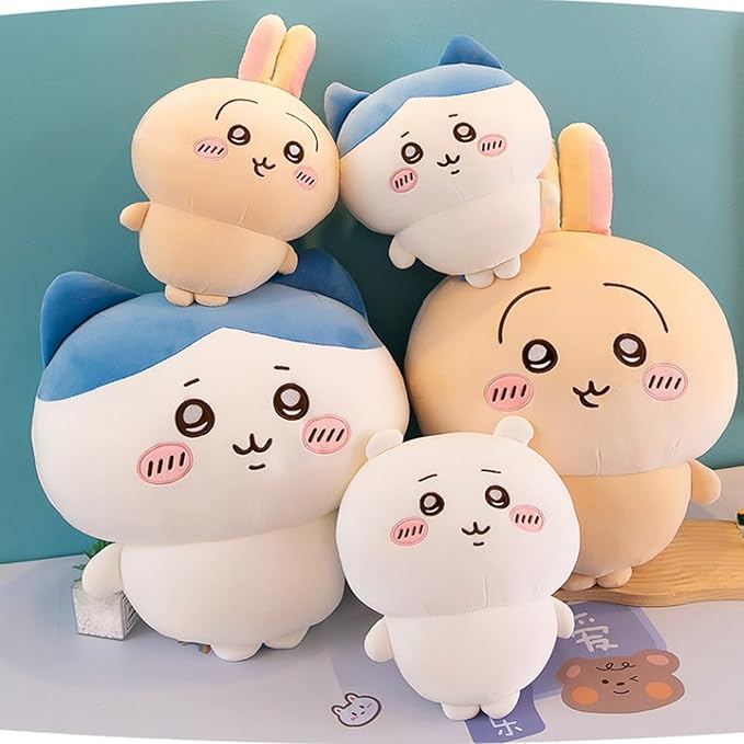 11.8 Inch Chikawa Plush, Usagi Stuffed Figure Throw Pillows for Home Decor for Cartoon Fans Adults, Kawaii Plush