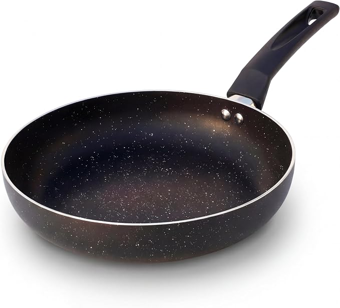 8-Inch Nonstick Frying Pan Skillet, Small Aluminum Omelet Pan for Eggs, Breakfast and Everyday Cooking, Induction Compatible Cookware for Gas, Electric and Ceramic