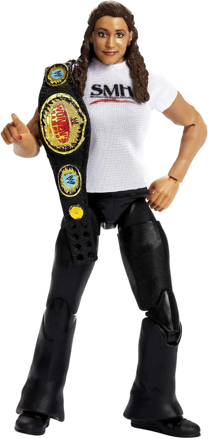Mattel WWE Elite Collection Action Figure & Accessories, Series #94 Stephanie McMahon 6-inch Collectible with 25 Articulation Points & Swappable Hands
