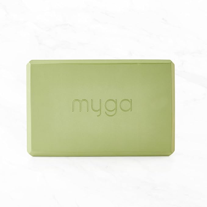 MYGA Yoga Block,Lightweight EVA Foam Yoga Brick,High Density Non-Slip Block for Yoga Poses, Pilates, Balance and Flexibility
