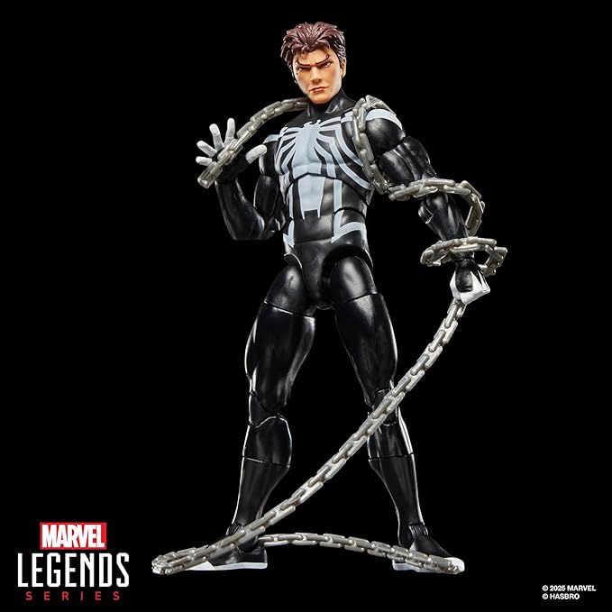 Marvel Legends Series Spider-Venom, Retro Cardback Spider-Man Comics Collectible 6-Inch Scale Action Figure