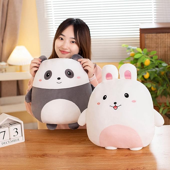 Bunny Plush Pillow, 16 inch Bunny Stuffed Animal Toy Rabbit Bunny Plushies Throw Pillow Toys Gifts for Room Decor Kids Birthday Valentine