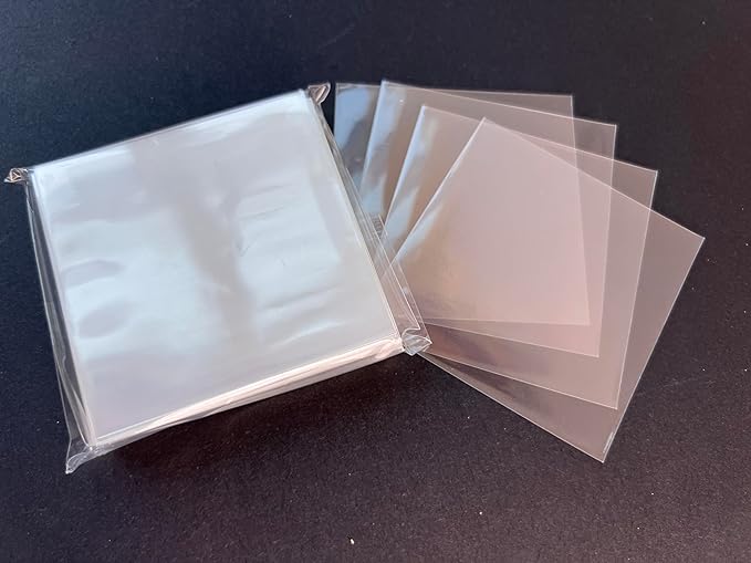 Sleeve Kings Standard Card Sleeves – 110 Count, Clear 60 Micron Thickness, Medium Square Size (63.5 x 63.5 mm), Compatible with On Mars & More – SKU: SKS-8847