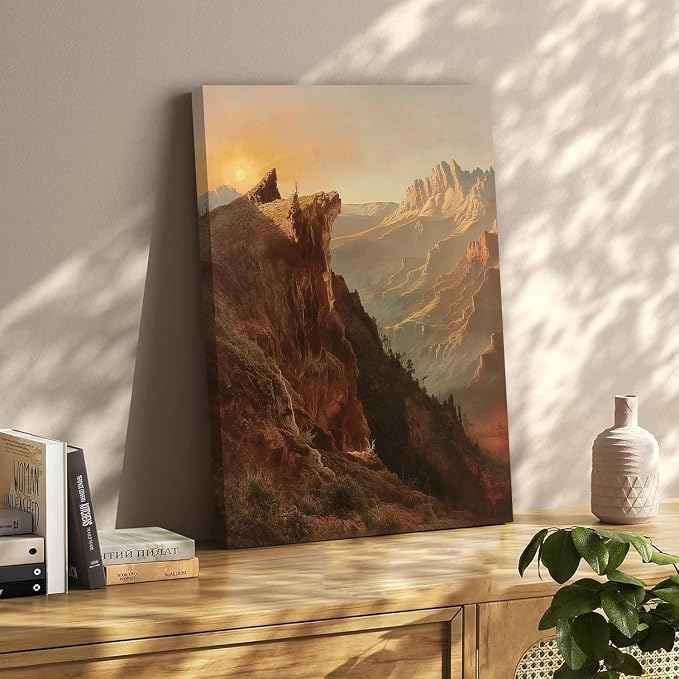 Western Cowboy Wall Art Set of 3, Vintage Southwestern Wall Decor Painting, Western Ranch Desert Farmhouse Poster Canvas Prints Aesthetic Pictures for Bathroom Bedroom Living Room Framed 16x24 inch