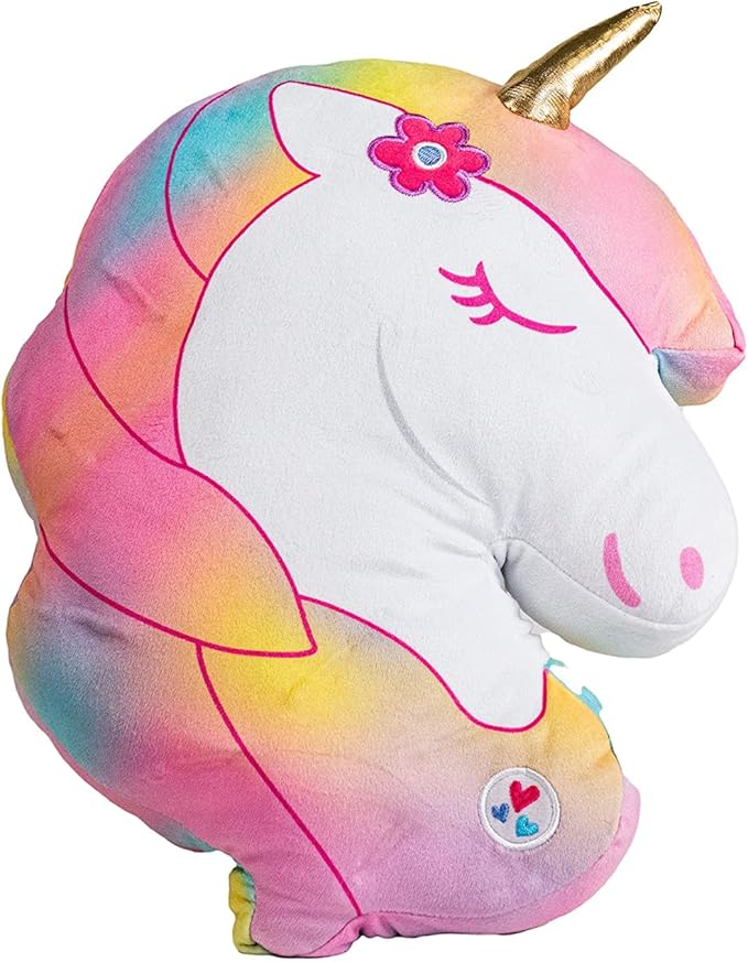 Light Up Pillow for Kids, Plush Led Night Light for Boys and Girls, Oeko TEX Certified, Toddler’s Light Up Sleeping Toy, Rainbow Unicorn