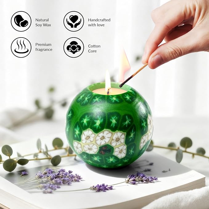 Candle Handmade Scented Candle Valentine Gift Birthday Christmas Thanksgiving Gift Aromatherapy Candle Handmde Artworks Warm Atmosphere Home Decor