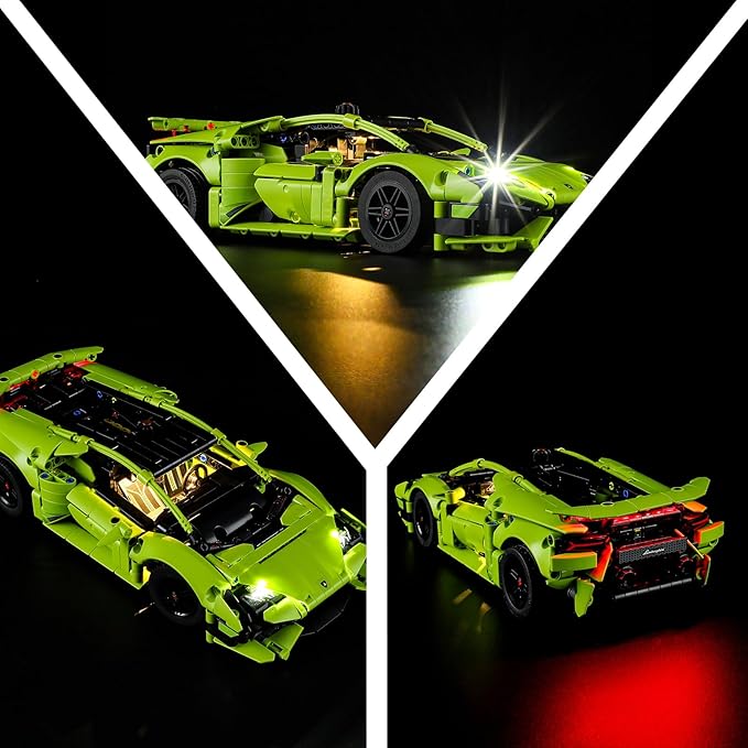 LED Light Kit for Lego Huracán Tecnica 42161 Building Set, Compatible with Lego 42161 Building Blocks Model(Not Include Blocks Set)