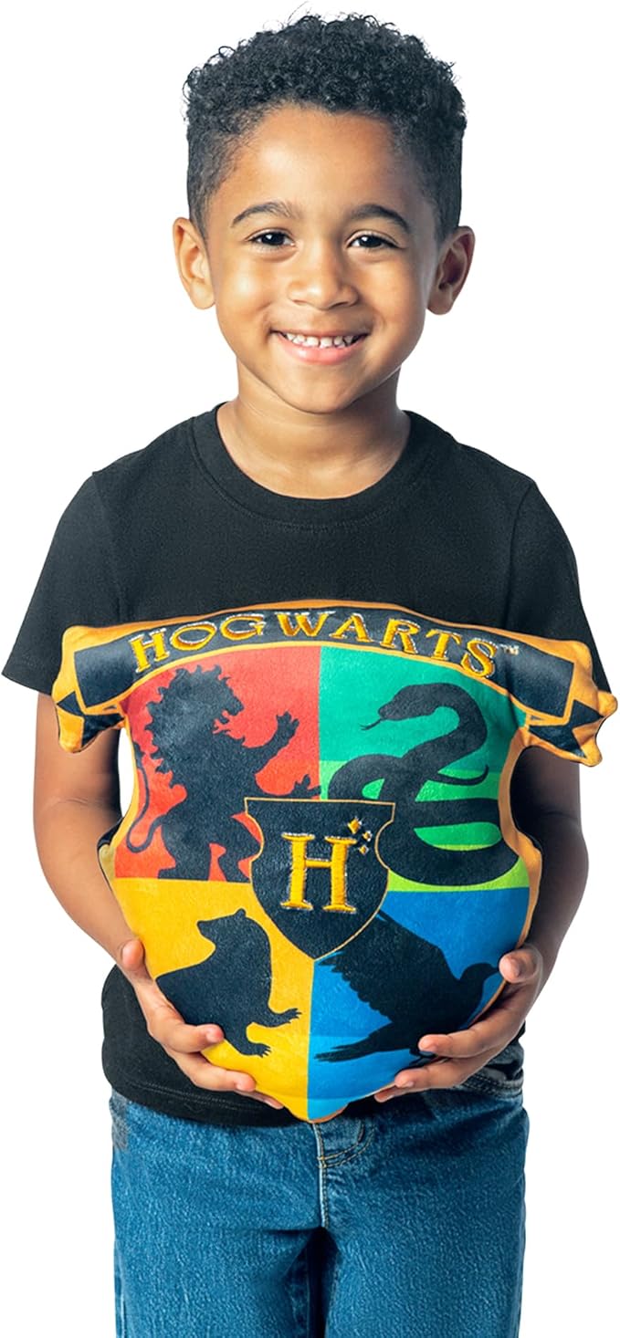 Northwest Harry Potter House Heraldry Cloud Pillow 12" – Wizard Plush Stuffed Toy, Kids & Adults Room Decor, Magical Gift for Harry Potter Fans