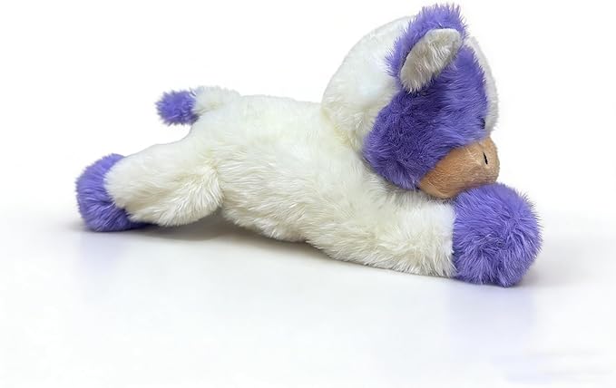 Cute Cow Plush Stuffed Animal Doll Toy 10 inch for Girls Boys (pa Cow purplue)