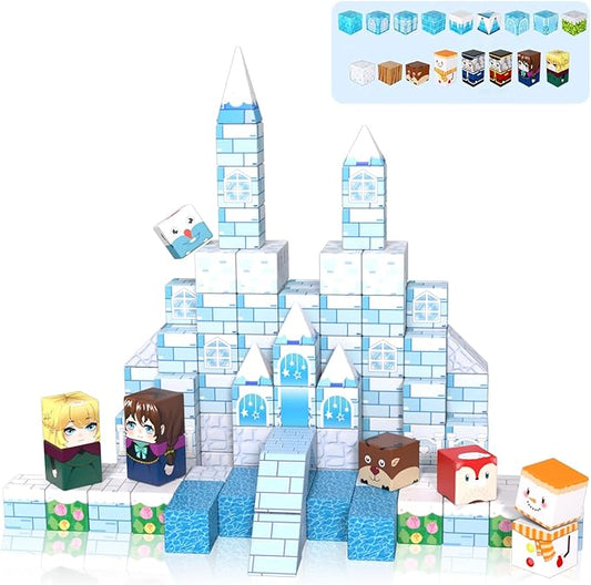 150PCS Magnetic Blocks,Toys Princess Castle for Girls,Magnetic Building Block for Kids,Birthday Gift