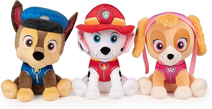 GUND PAW Patrol Chase Plush, Official Toy from The Hit Cartoon, Stuffed Animal for Ages 1 and Up, 16.5” (Styles May Vary)