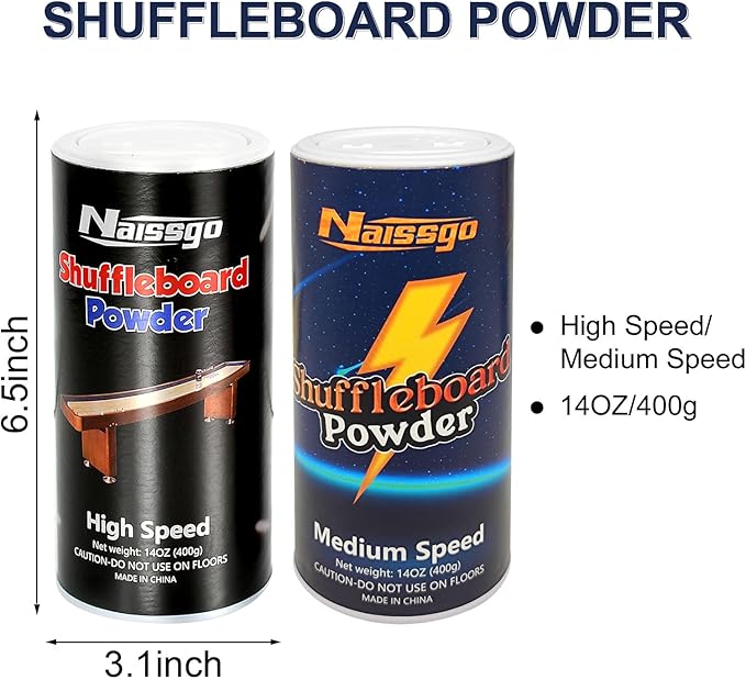 Shuffleboard Sand Wax Shuffleboard Powder Set with Small Brush & Pan