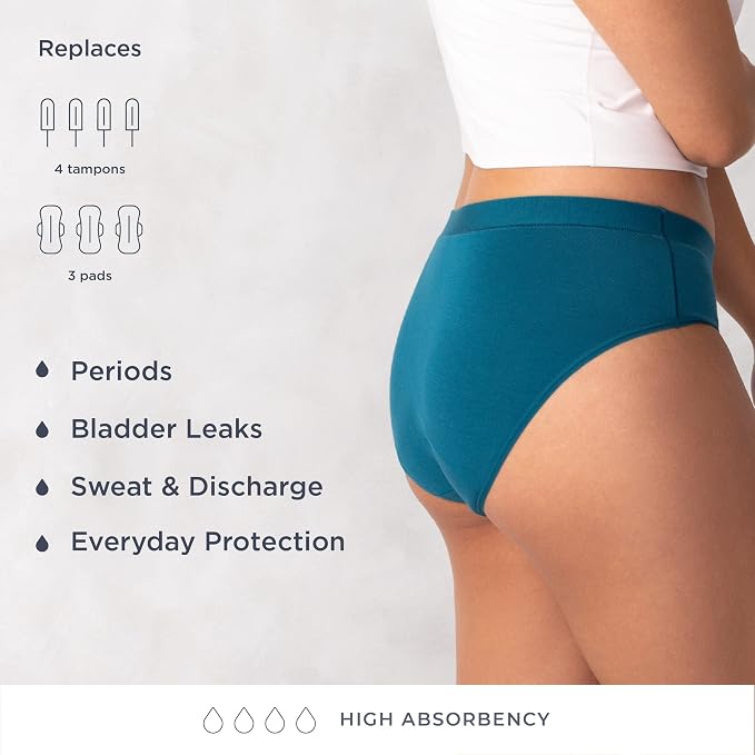 saalt Comfort Modal Brief Period Underwear - Heavy Absorbency & Super Absorbency