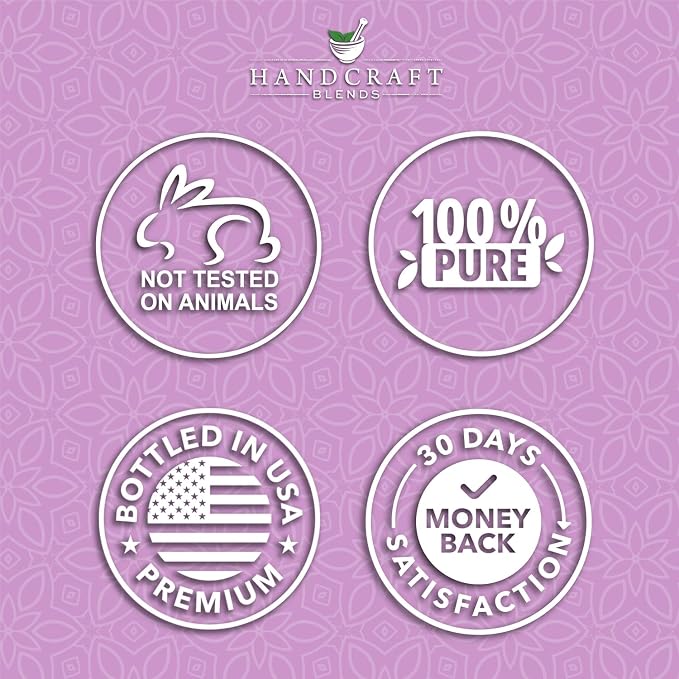 Handcraft Blends Frankincense Essential Oil, Lavender & Eucalyptus Essential Oil – Huge 4 Fl. Oz – 100% Pure and Natural Essential Oils – Premium Therapeutic Grade with Premium Glass Dropper