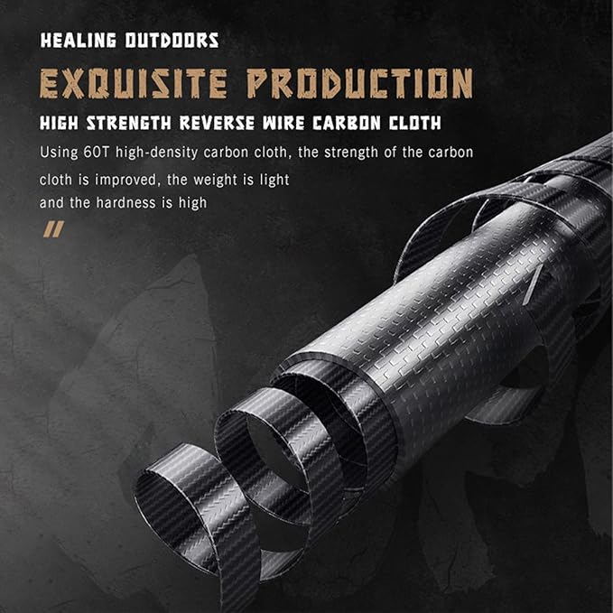 100% Carbon Fiber Shaft, Black Technology Shaft of Pool Cue Front Part for Billiard Play/Break/Snooker Cue Shaft with Foam- 737 mm,745mm,765mm
