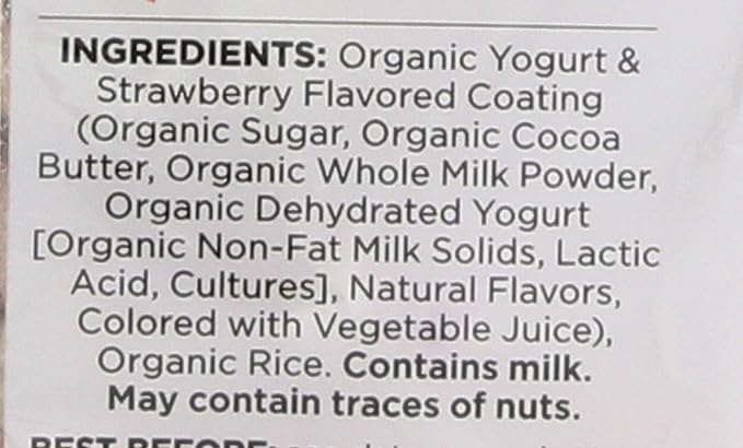 Element Snacks Organic Rice Cake Strawberry and Cream, 3.5 oz