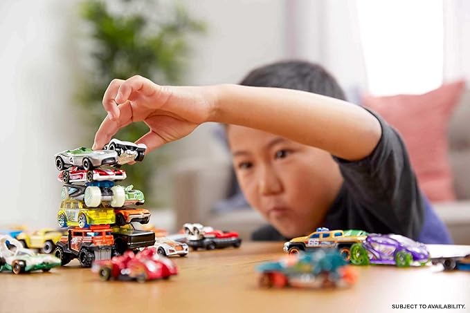 Hot Wheels Toy Cars & Trucks 20-Pack, Set of 20 1:64 Scale Vehicles for Play or Display, Instant Collection (Styles May Vary) (Amazon Exclusive)