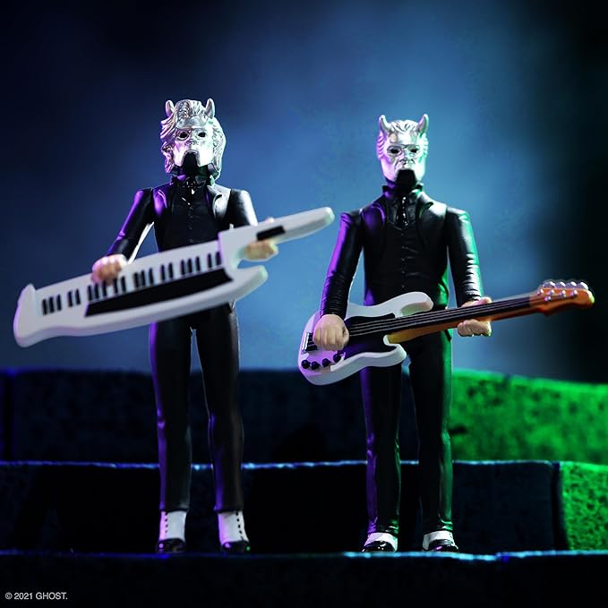 Super7 Ghost Prequelle Nameless Ghoul Reaction Figure - 3.75" Ghost Action Figure with Accessories Heavy Metal Collectibles and Retro Toys