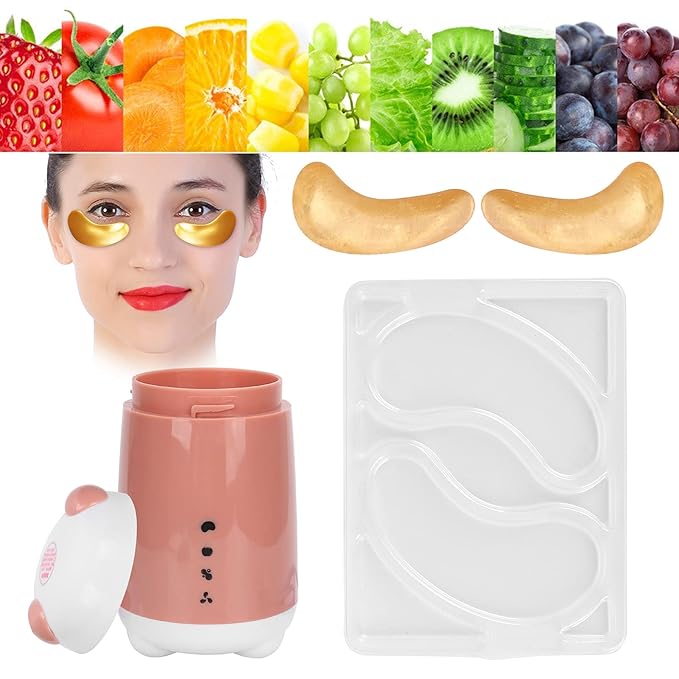 Eye Mask, 5Pcs Reusable Eye Mask Multifunctional Mask Patch Tray Plate Set Reusable Portable Eye Patches for Mask Machine