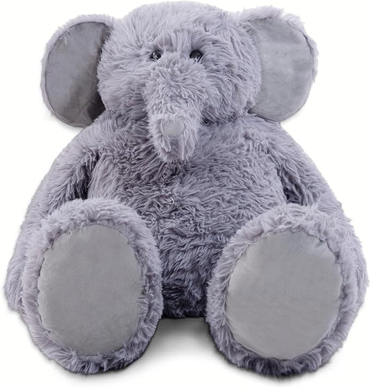 4.2 lbs Elephant Weighted Stuffed Animal 24in, Stuffed Elephant Plush for Adult, Kids, Weight Plush Animal Pillow Gifts on Christmas, Birthday, Valentine's Day