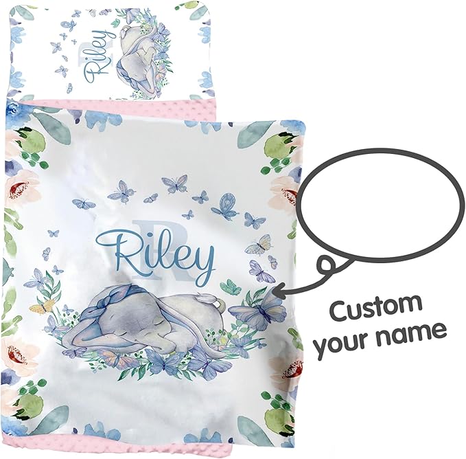 Personalized Toddler Nap Mat for Girls – Custom Name Kids Nap Mat – Daycare Sleeping Mats with Removable Pillow and Soft Minky Dot Blanket for Preschool, Travel, Kindergarten