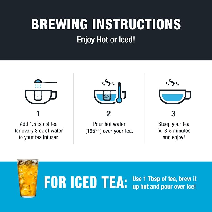 Tiesta Tea - Royal Breakfast, Loose Leaf, Classic English Black Tea, Premium High Caffeine Hot & Iced Blend, Brews Up to 50 Cups, 4oz Refillable Tin
