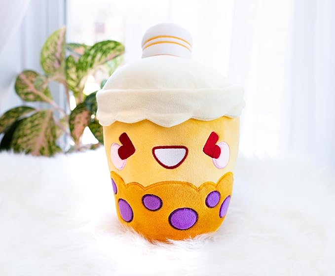 MochiOshis Boba Tea 10-Inch Character Plush Toy Mizuki Tapioshi | Plushie, Huggable Soft Stuffed Animal For Cuddling | Plush Figure Toy for Bubble Tea Lover | Officially Licensed MochiOshis Boba Plush