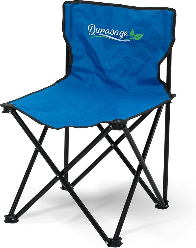 Durasage Portable Sports Chair for Steam or Infrared Saunas (Blue)