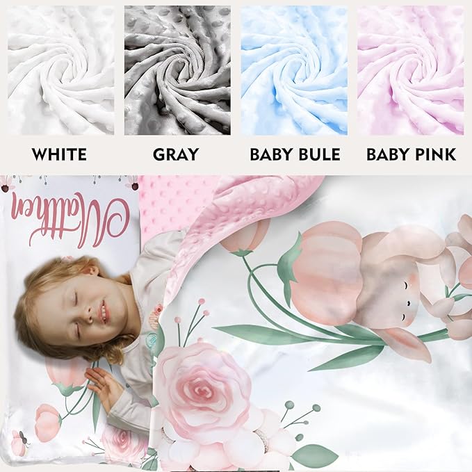 Personalized Toddler Nap Mat for Girls – Custom Name Kids Nap Mat – Daycare Sleeping Mats with Removable Pillow and Soft Minky Dot Blanket for Preschool, Travel, Kindergarten