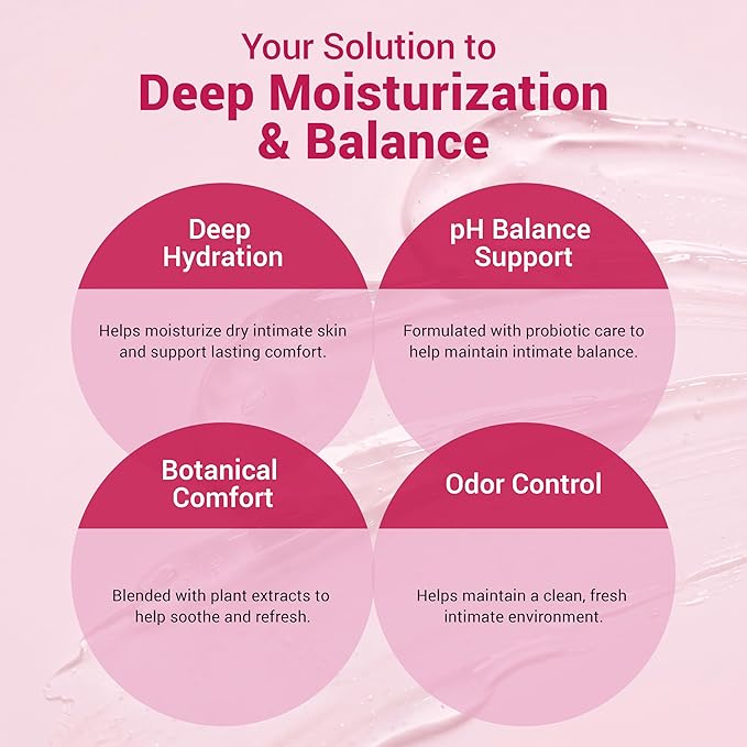 Intimate Care Gel, Vaginal Probiotics Applicator, pH Balance, Yeast Infection and BV Care, Dryness & Odor Relief, 1Box x 7 Pre-Filled Applicators
