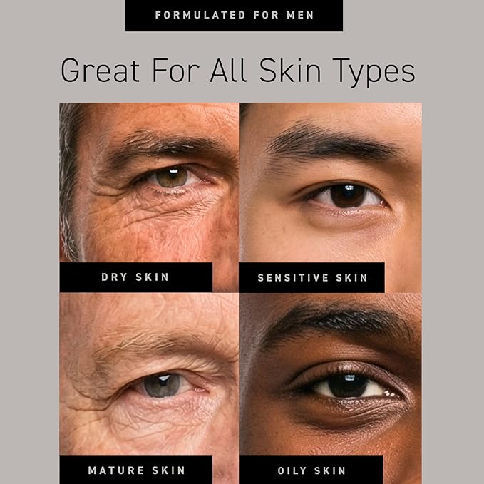 Brickell Men's Restoring Under Eye Cream for Men, Natural and Organic Anti Aging Eye Balm To Reduce Puffiness, Wrinkles, Dark Circles, Crows Feet and Under Eye Bags, 0.5 Ounce, Unscented