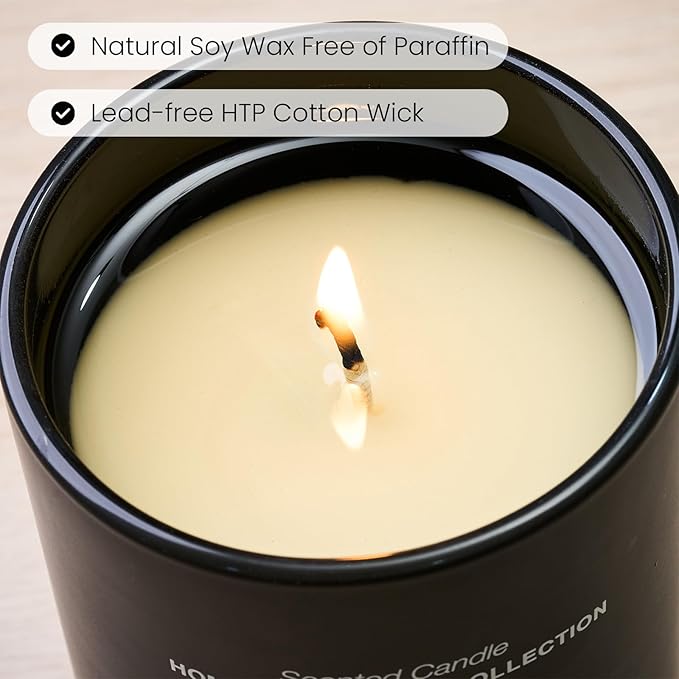 M&SENSE Natural Soy Candle| Bamboo Stream | 8.82 oz, 50H Burn | Spring Scented Candles for Relaxation, Meditation, Home Décor | for Bedroom, Office, Party Medium