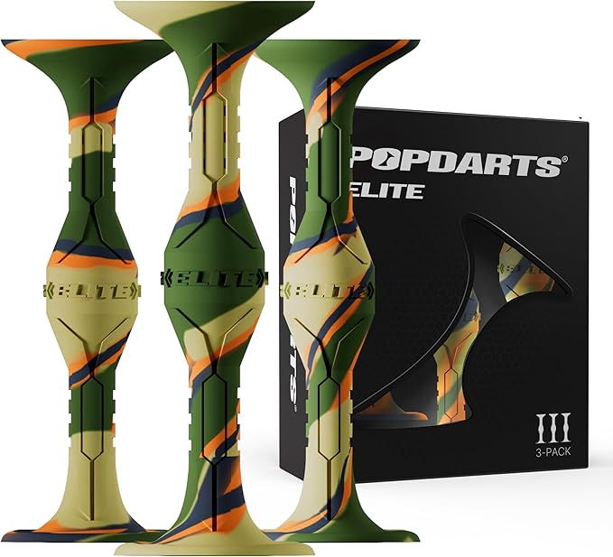 Popdarts Elite Hunter Three Pack – Choose Your Colorway, Show Your Style, Dominate Every Match. Larger & Heavier Design for Ultimate Precision & Control – American League Tournament Approved