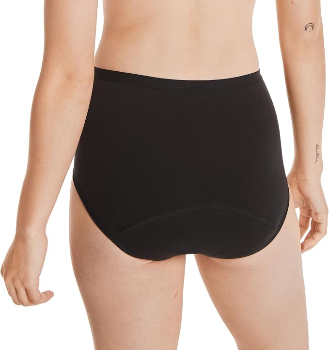 Hanes Women's Period Underwear Pack, 3-Pack, Comfort, Period. Moderate Leaks Period Panties, Odor Protection