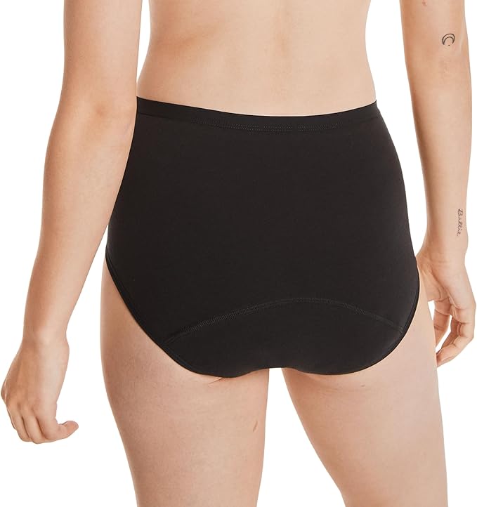 Hanes Women's Period Underwear Pack, 3-Pack, Comfort, Period. Moderate Leaks Period Panties, Odor Protection