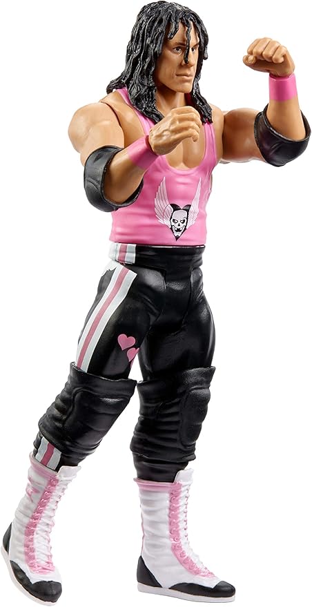 Mattel WWE SummerSlam Bret 'Hitman' Hart Action Figure in 6-inch Scale with Articulation & Ring Gear