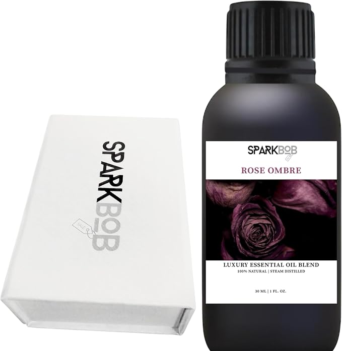 Luxury Essential Oil Blend Therapeutic Grade Aromatherapy Oil for Diffuser, Massage, Spa & Relaxation | Stress Relief & Wellness Gift Ready Packaging 1Fl Oz (Rose Ombre)