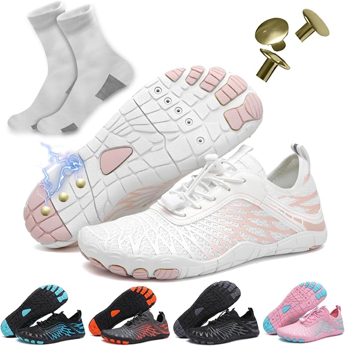 ELETON Barefoot Shoes Women Men Footwear, Wide Toe Box Hiking Zero Drop Non-Slip Quick-Dry River Boat Pool Beach Water Shoes, Lightweight Swimming Running Walking Sneakers Unisex