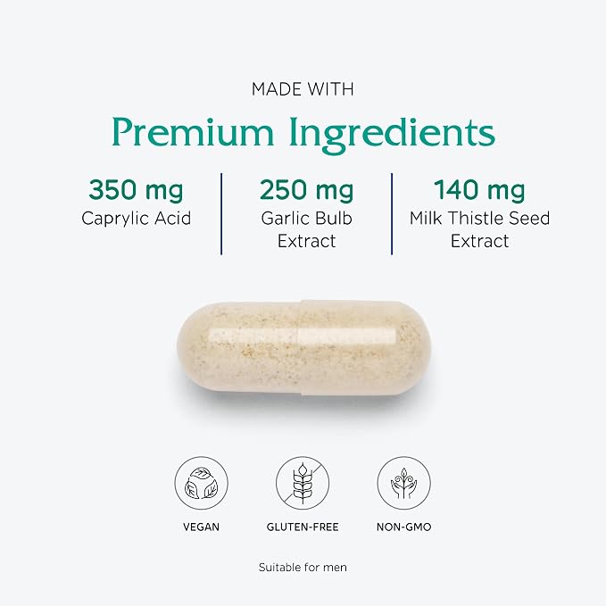 Vitanica Candidastat, Balanced Support, Vegan, 60 Capsules